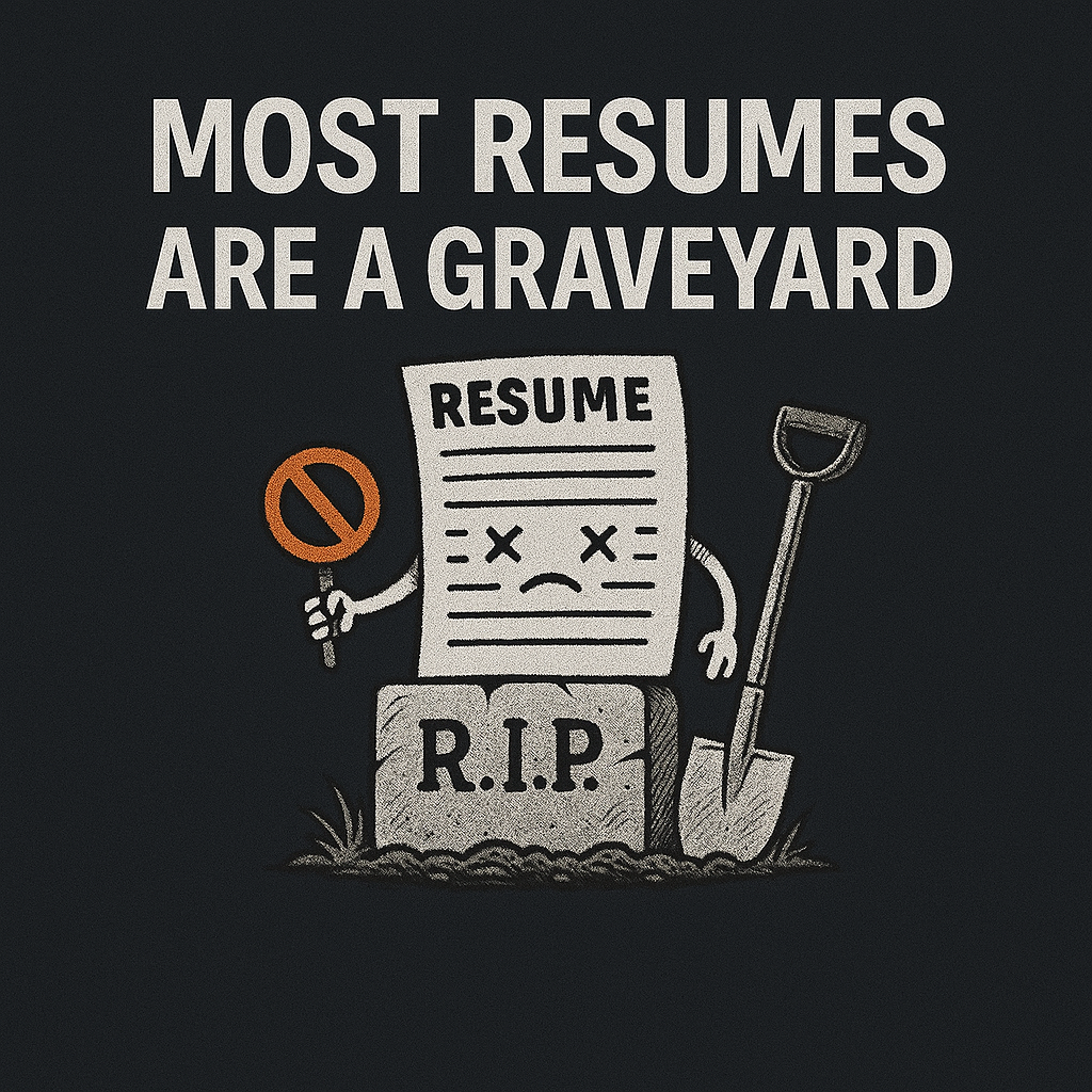 most resumes are a graveyard